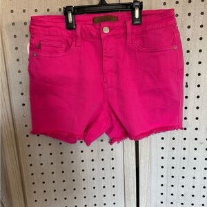 Judy Blue Women's Hot Pink Jean Shorts